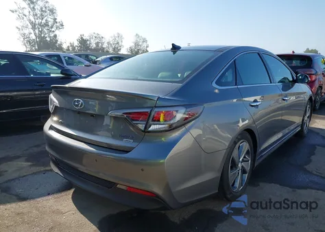 2017 Hyundai Sonata Hybrid Limited из США, поврежденный, VIN KMHE34L3XHA065675